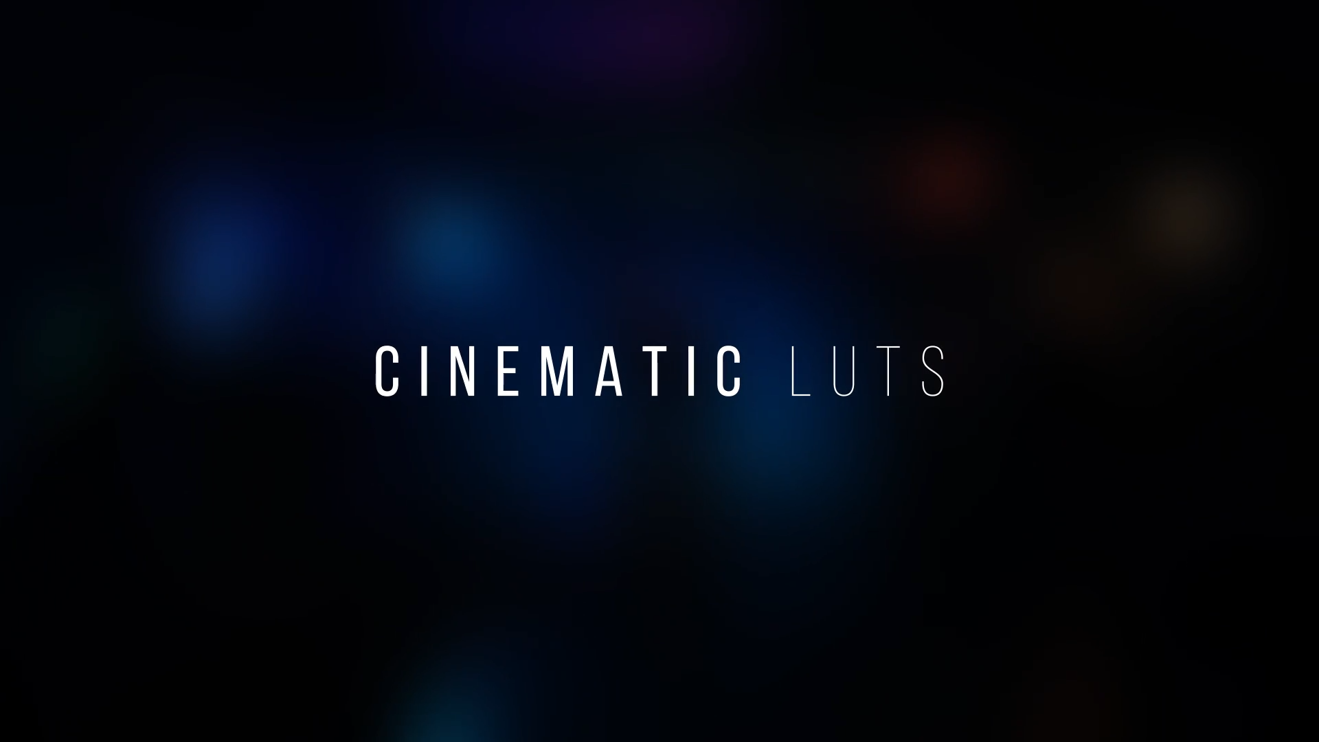 Cinematic LUTs